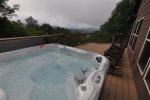 Hot Tub on the Deck with Beautiful Surroundings